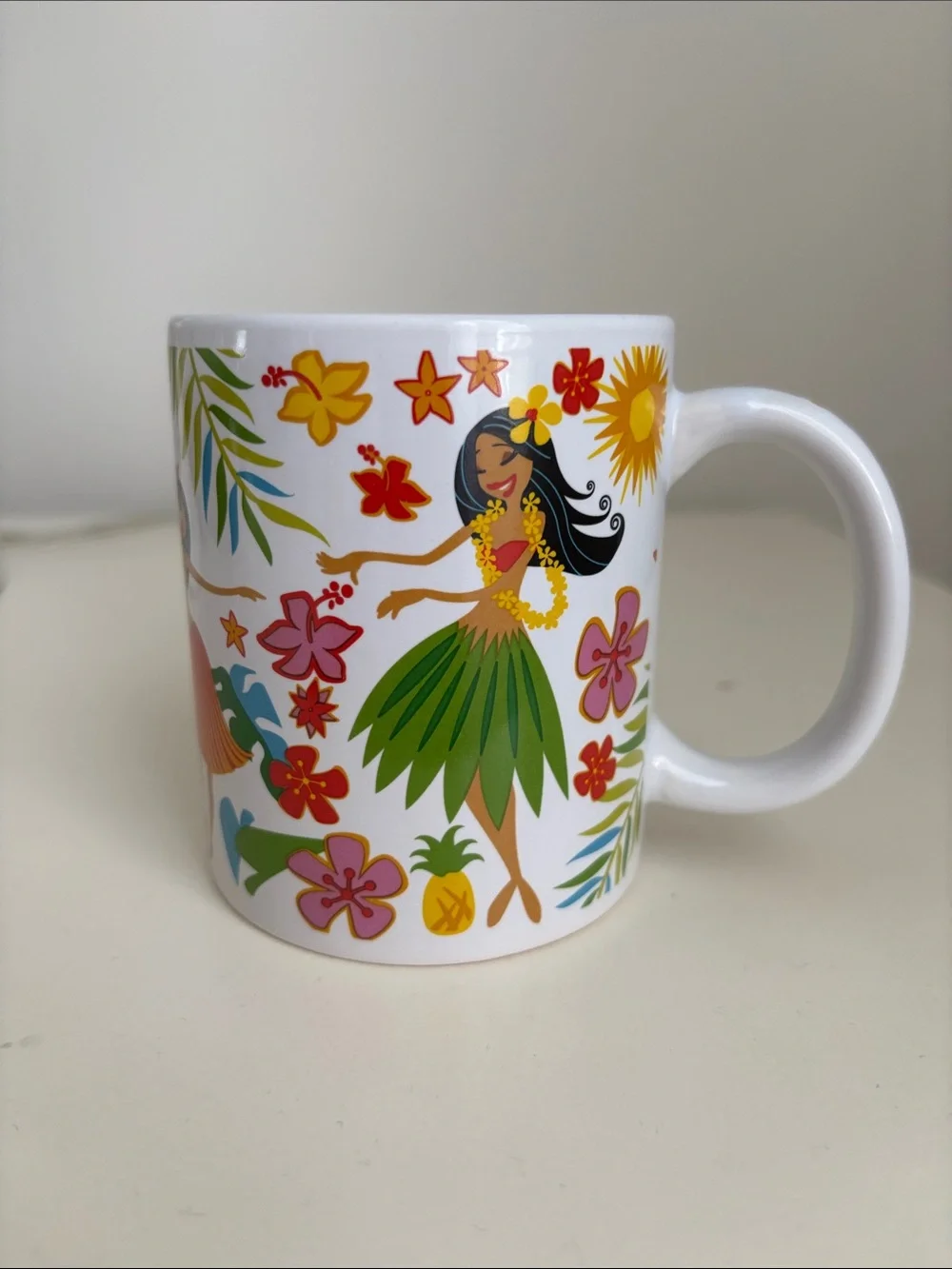 Island Hula Honeys Hawaiian Hula Hawaii Girls Tropical Flowers Coffee Mug Cup